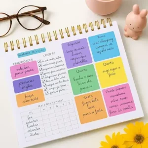 Planners e Agendas para Organização de Rotina